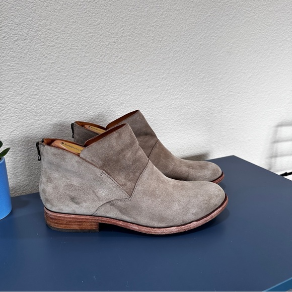 KORK-EASE Ryder Boots Marmotta BROWN Suede Leather Womens 10 M Kork Ease Booties - Picture 4 of 9